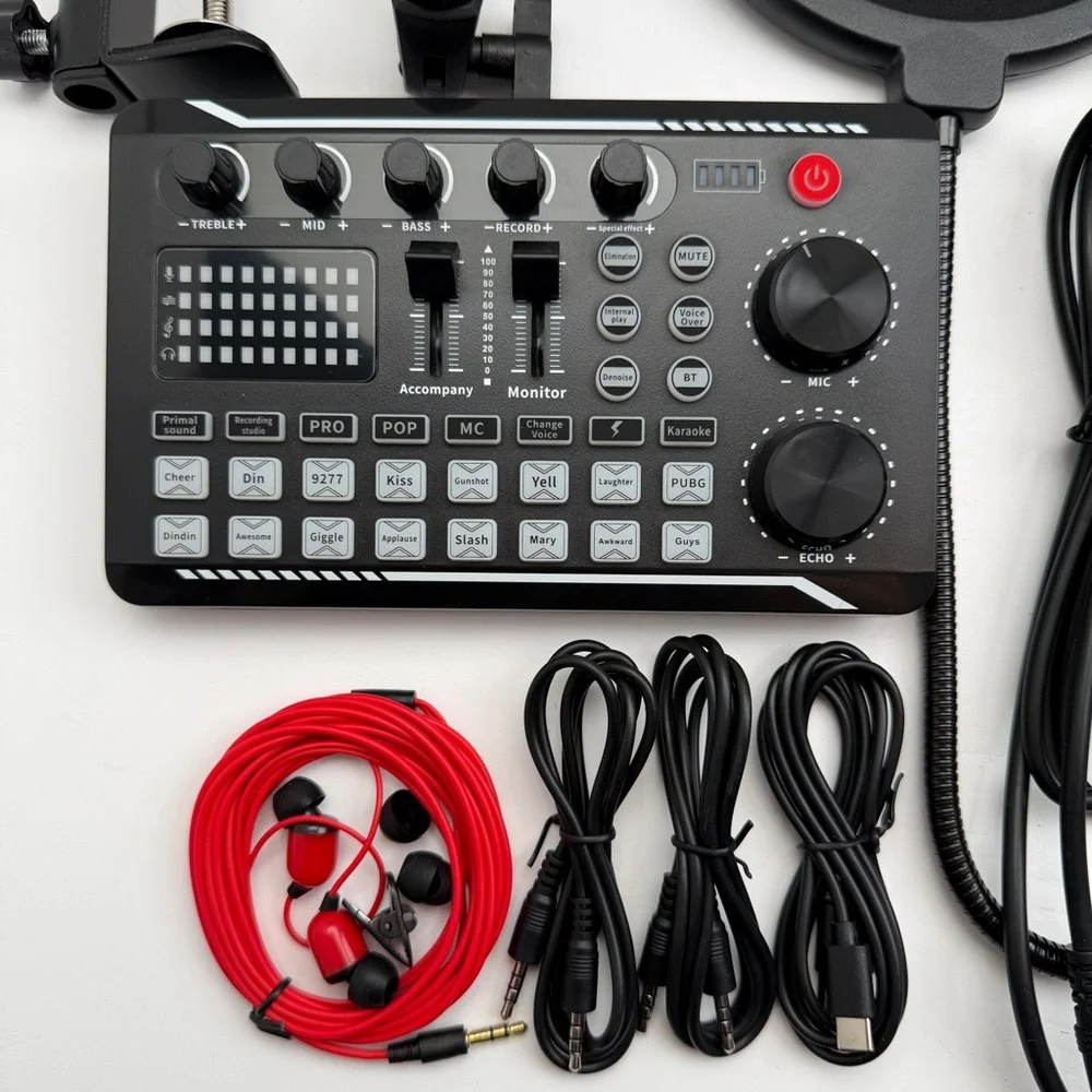 Professional Silver Condenser Microphone
